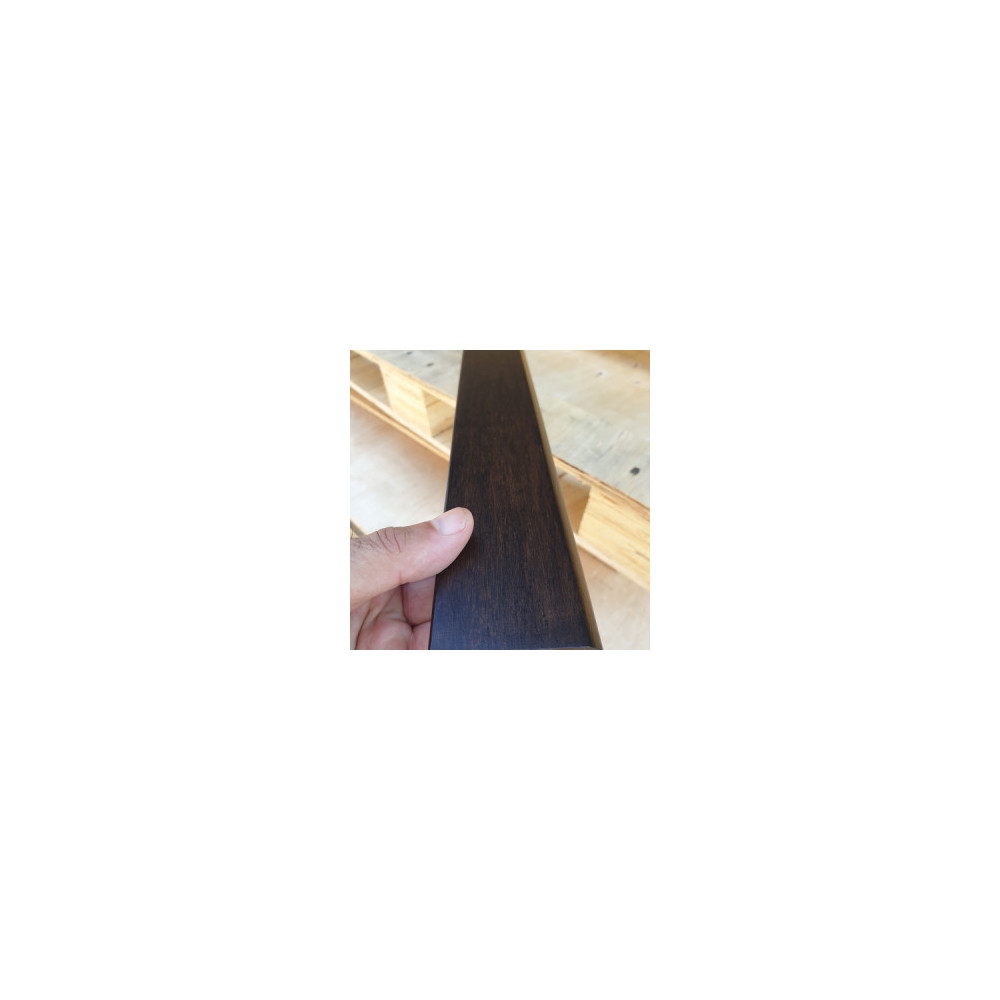 Plinthe bambou 2m vertical AMBRE 88mm