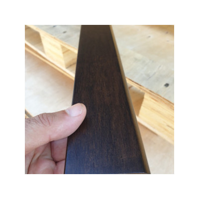 Plinthe bambou 2m vertical AMBRE 88mm