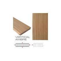 parquet massif bambou vertical ambre