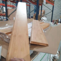Parquet bambou massif à clipser ambre horizontal 1020x125x15mm