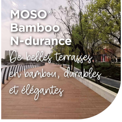 lame terrasse bambou reversible 1850x137x20mm N-DURANCE