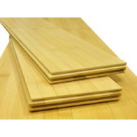 Parquet bambou horizontal naturel à coller