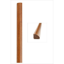 Quart de rond bambou densifié Ambre