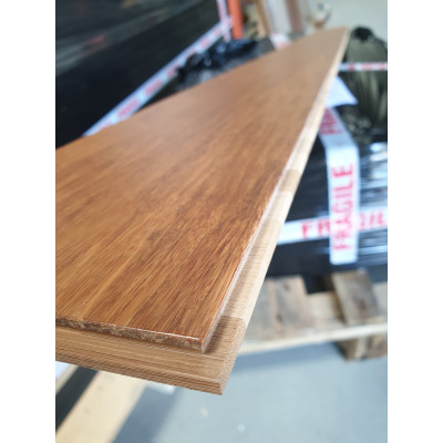 Parquet bambou CONTRECOLLEE DENSIFIE AMBRE 1820x137x13mm TG