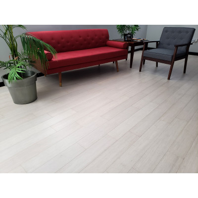 parquet blanc en bambou