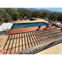 terrasse bambou en corse bambou moso ndurance avec Aiko Bambou