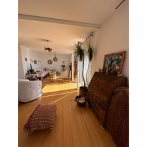 Parquet salon  de bambou cross vertical ambre 1920x155x15mm