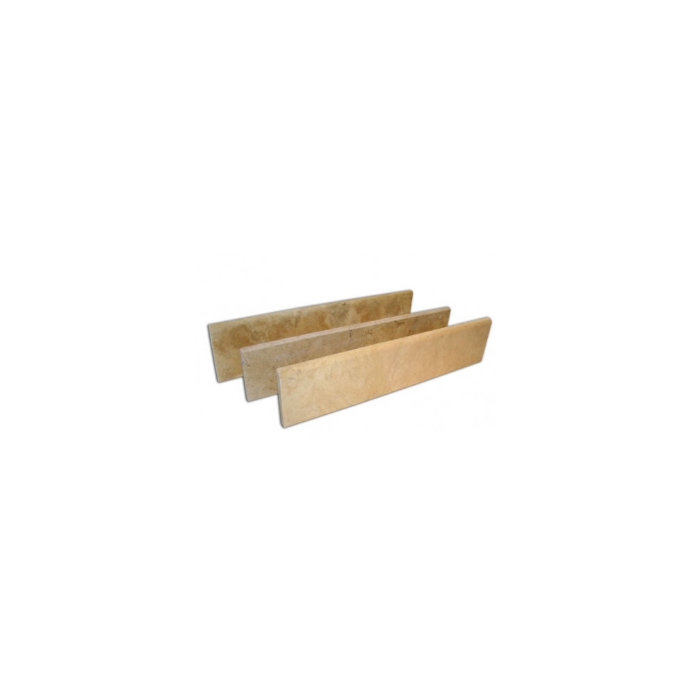 Plinthe en travertin 12mm premier choix light