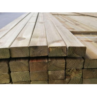 lambourde en Pin pour les terrasse extérieure 3m classe IV