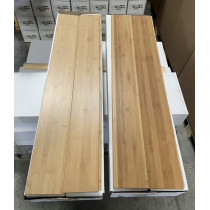 Parquet bambou massif à clipser ambre horizontal 1020x125x15mm