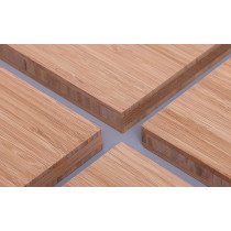 Plan de Travail bambou 1960x635x30mm Vertical Ambre | Aiko Bambou