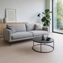 Parquet bambou flottant densifié à clipser BLANC