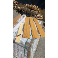 Parquet bambou flottant xxl densifié à clipser champagne light