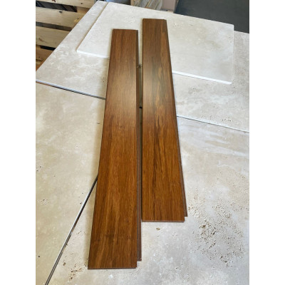 1 lot de 11 m2 de parquet densifié ambre 10mm à | Aiko Bambou