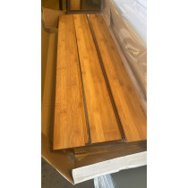 1 m2 de Parquet de bambou cross horizontal naturel | Aiko Bambou