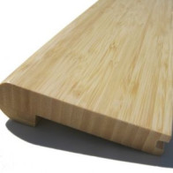 Nez de marche parquet bambou vertical naturel