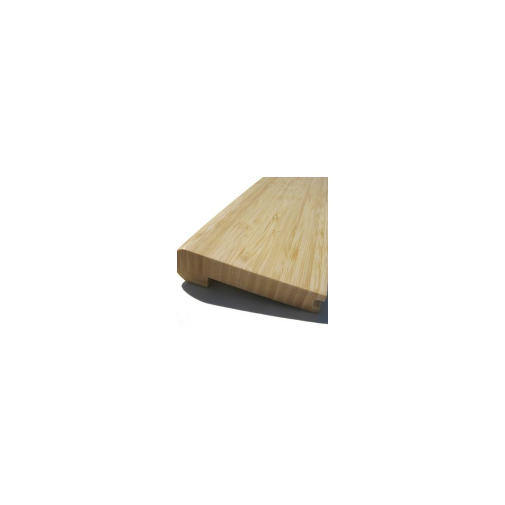 Nez de marche parquet bambou vertical naturel