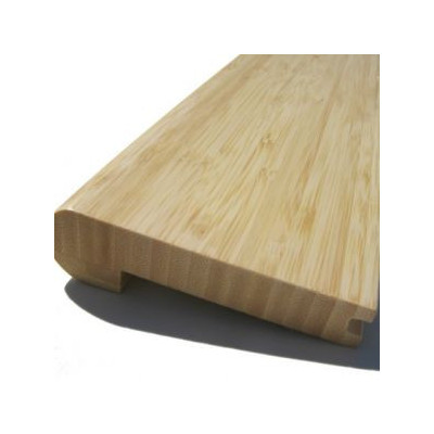 Nez de marche parquet bambou vertical naturel
