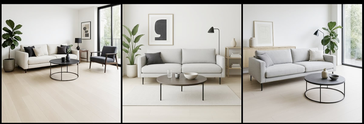 parquet massif blanc flottant bambou